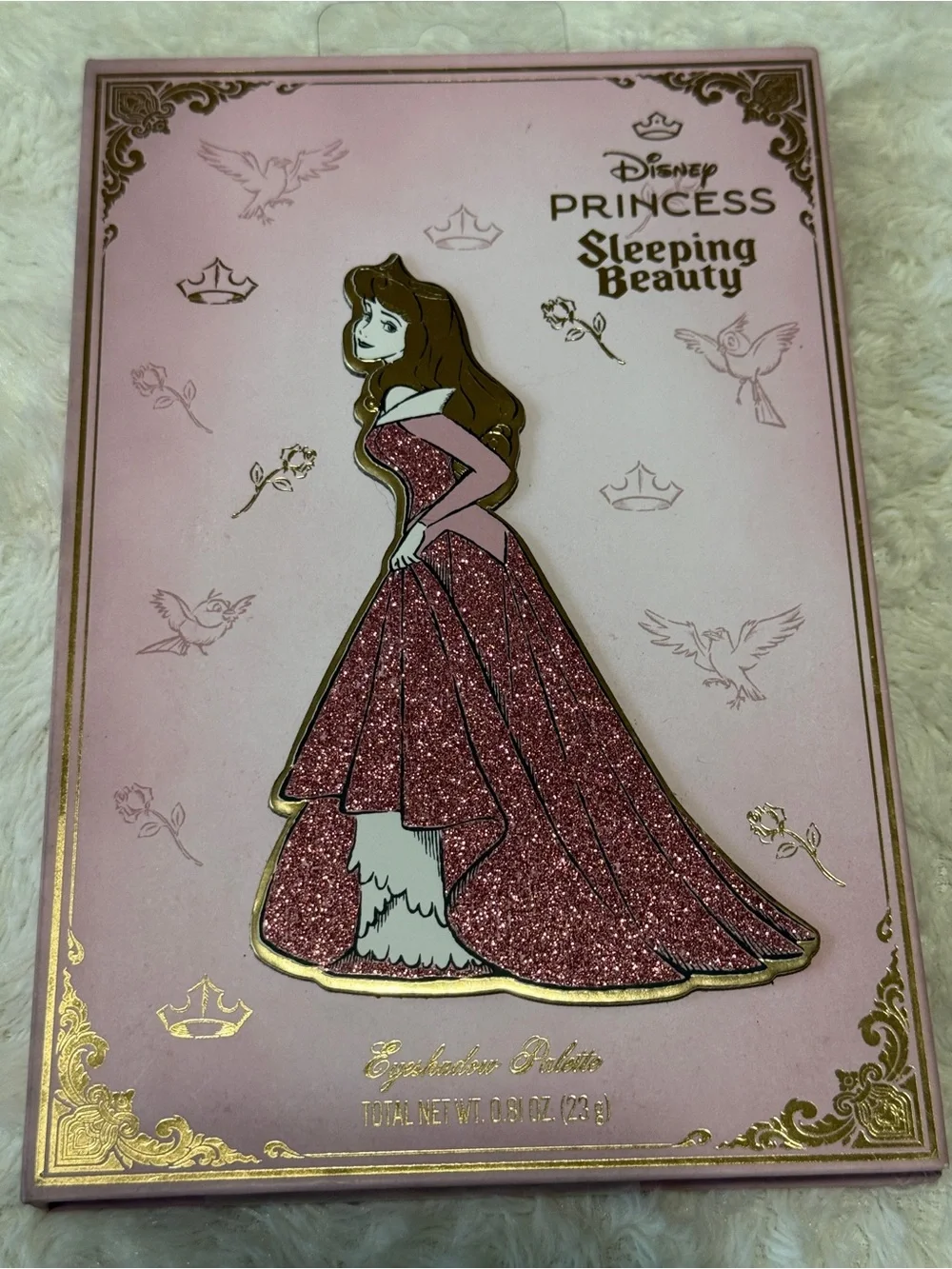 Disney Princess Sleeping Beauty Pink Glitter Eyeshadow Palette